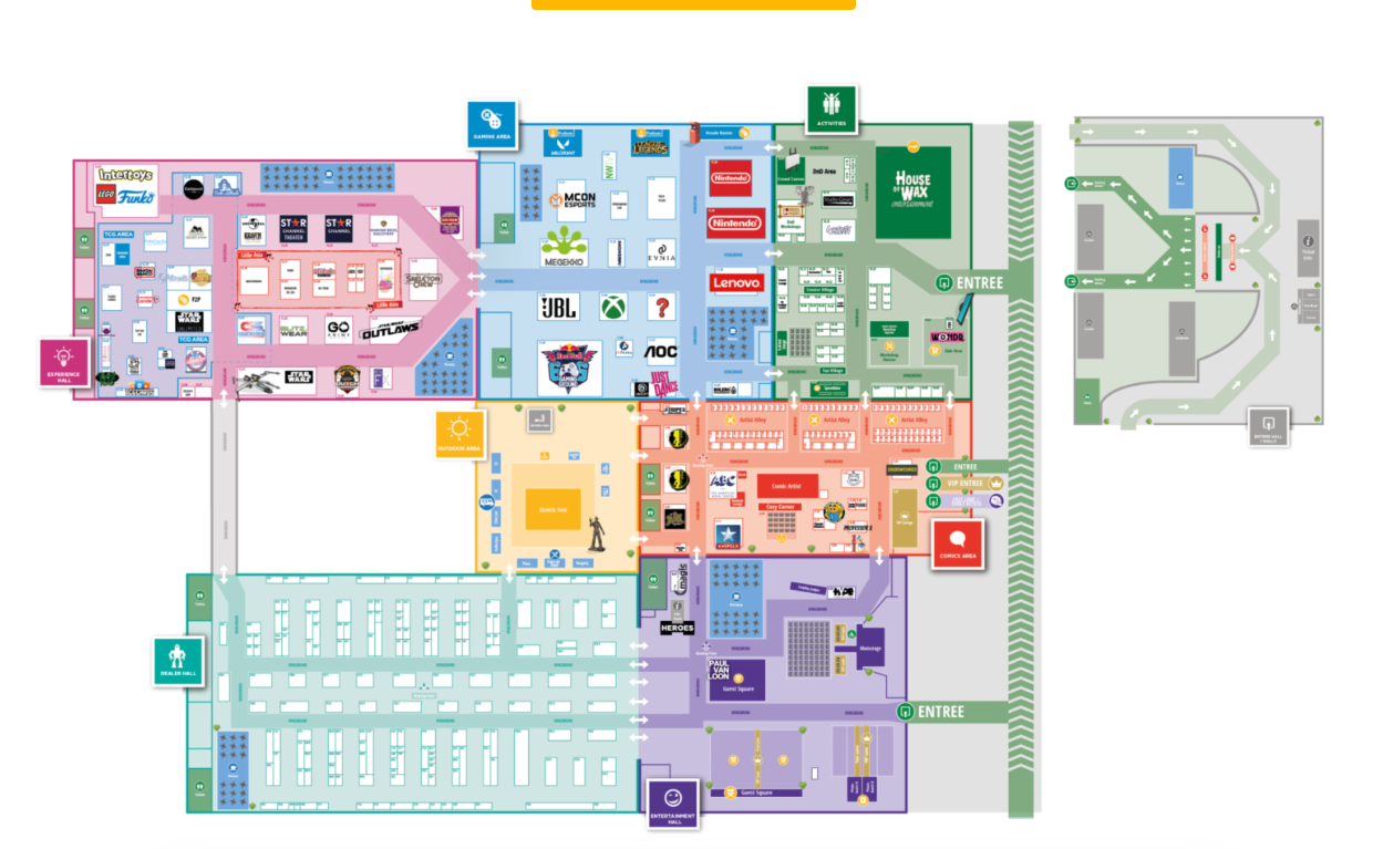Comic-Con Utrecht Floor Map