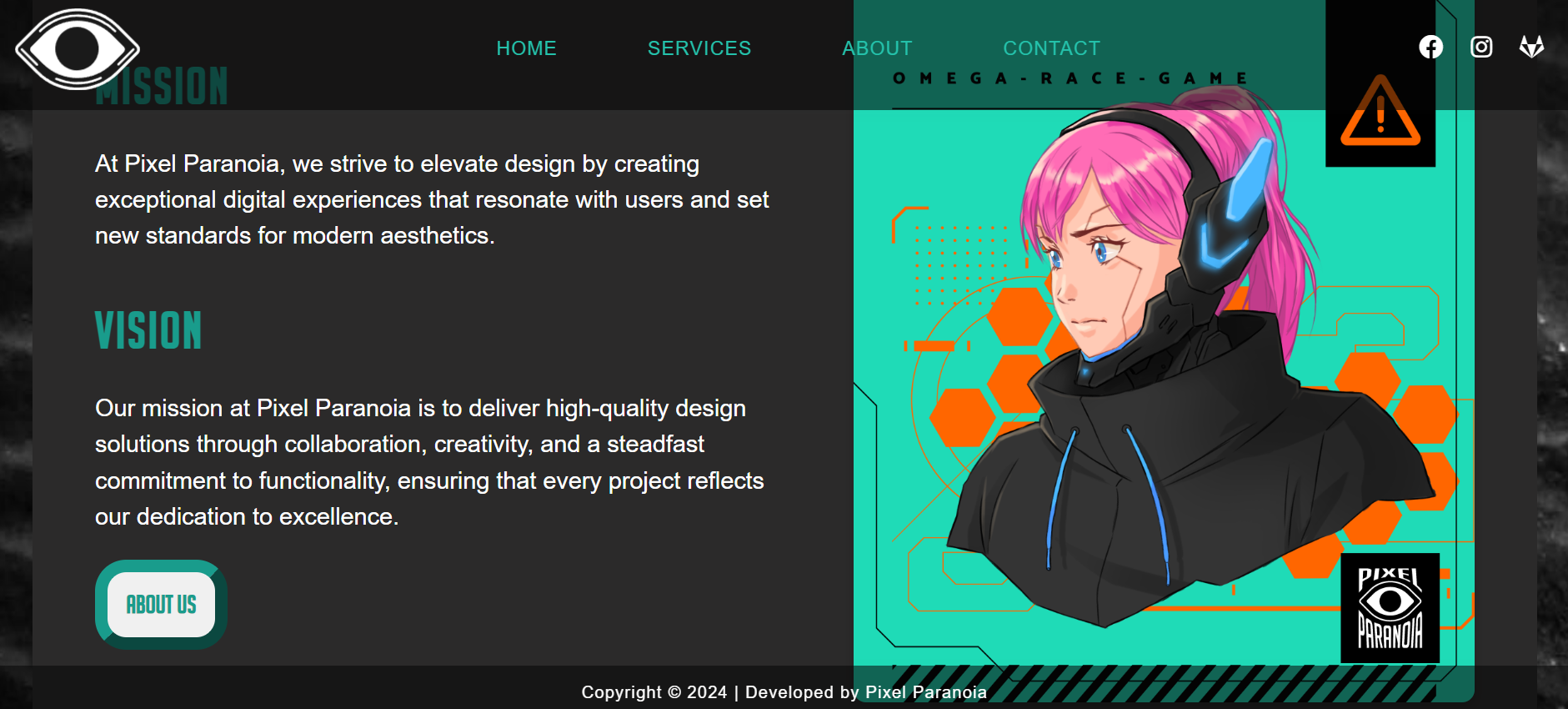 Pixel Paranoia Website Services