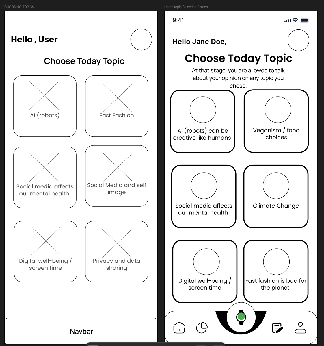 User Testing Feedback