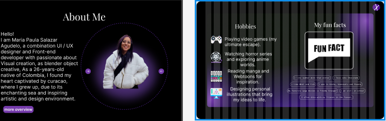 Portfolio Design Iterations