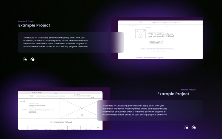 Wireframes with Annotations